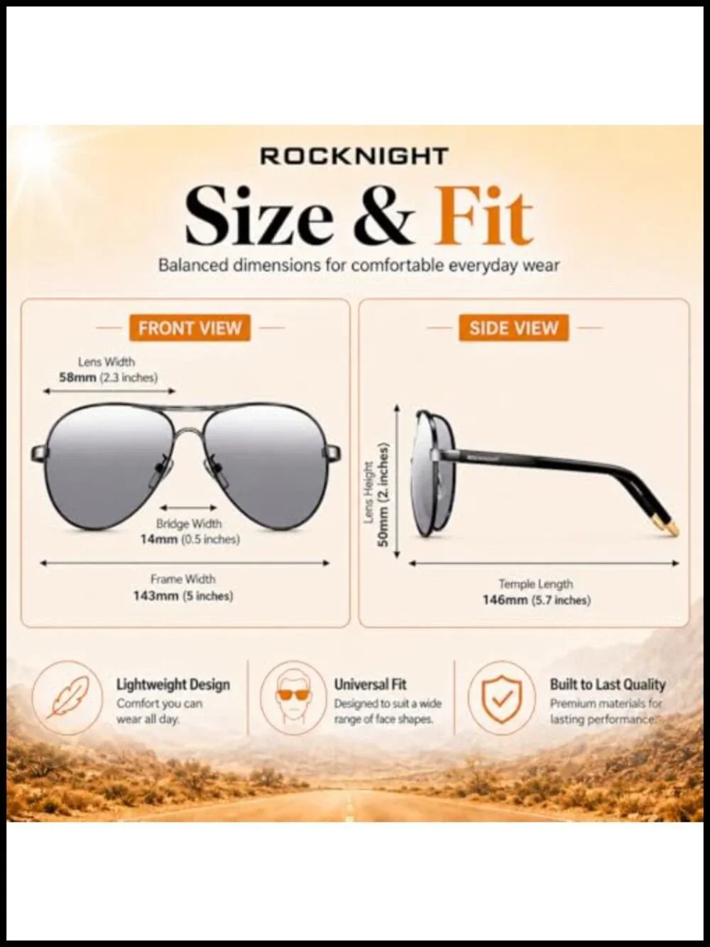 Polarized Aviator Sunglasses UV400 Metal Frame Flat Top Driving Lightweight